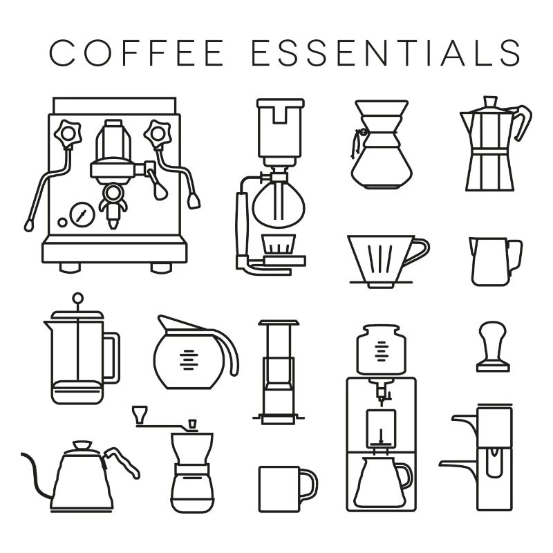 Hipster Coffee Essentials