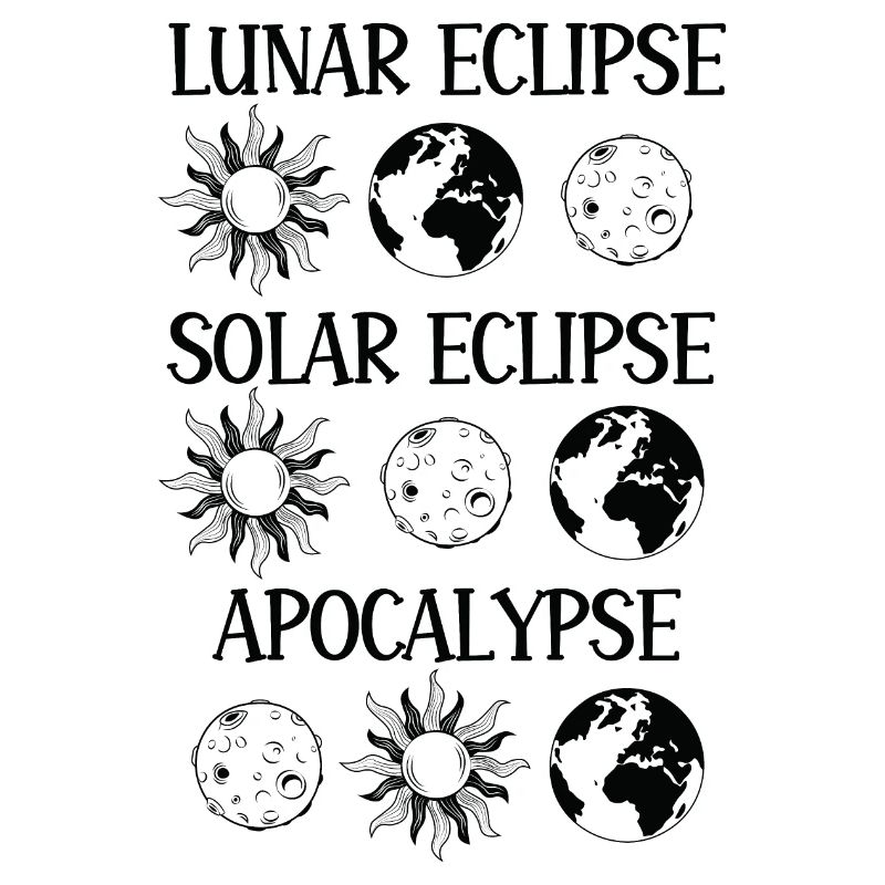 Éclipse lunaire Éclipse solaire Apocalypse