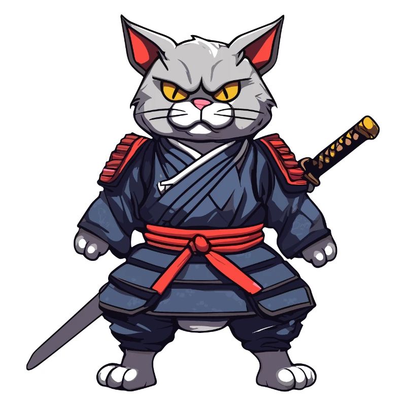 Chat samouraï #5