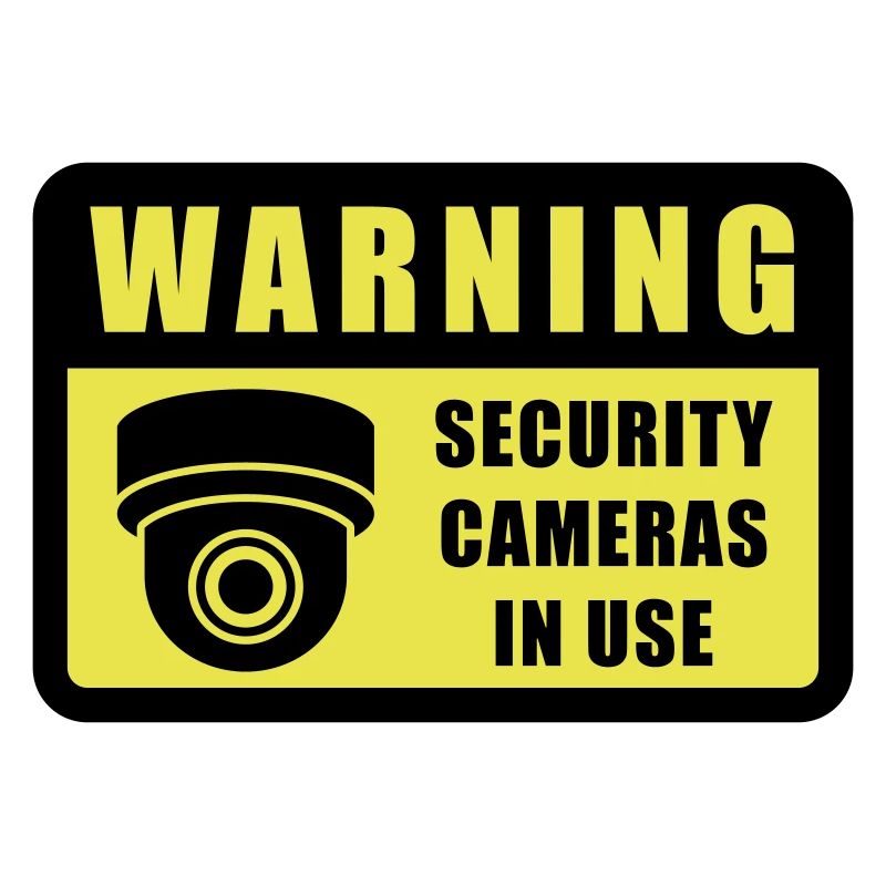 Caméras de sécurité utilisées icône de symbole de signe. CCTV
