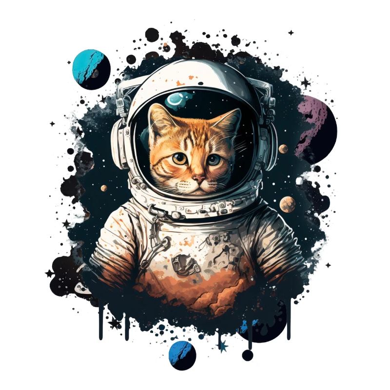 Astronaut Katze