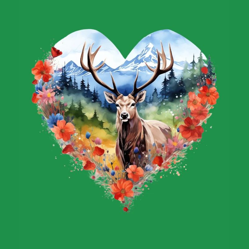 Ersatz Dirndl Hirschgeweih Hirsch