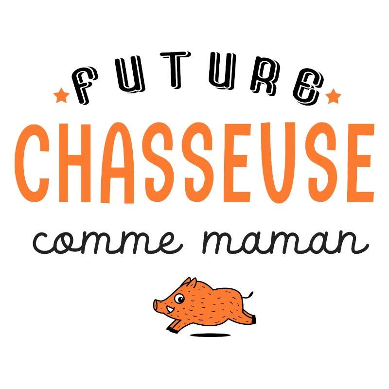 chasse future chasseuse comme papa