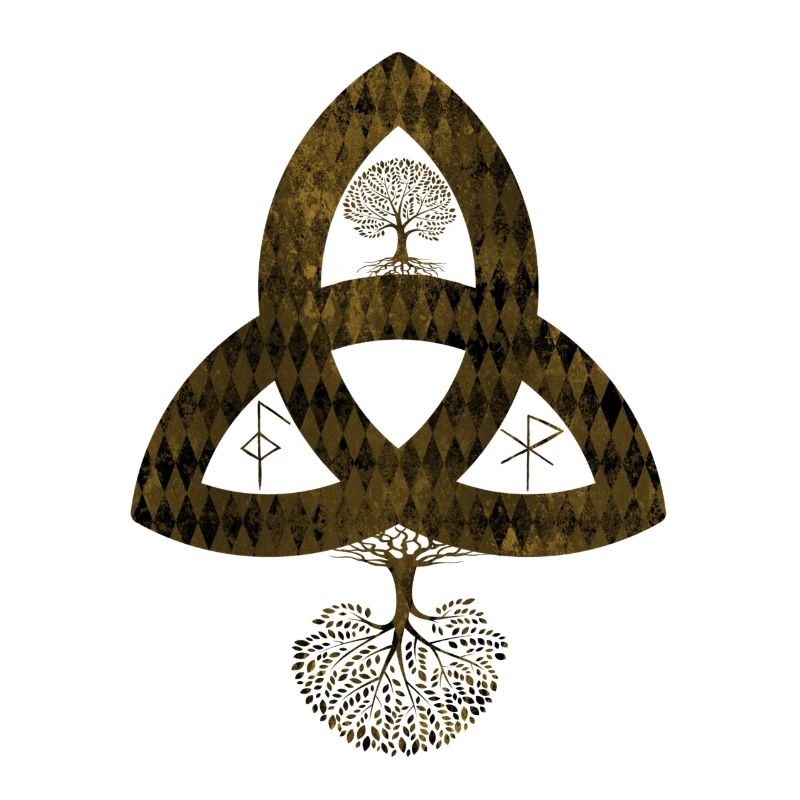 Keltische SYMBOLE - Triqueta - Lebensbaum Baum