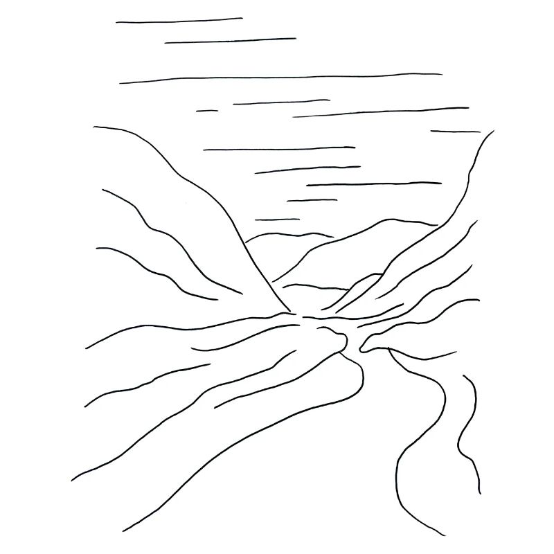 Bergtal mit Fluss