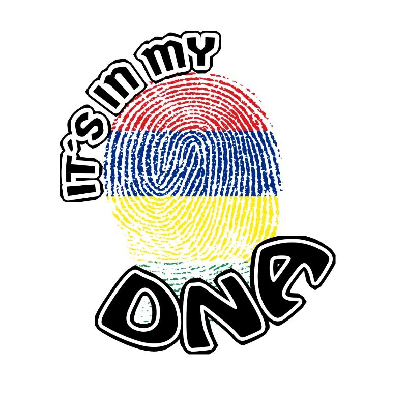Geschenk Its in my dna dns roots Mauritius