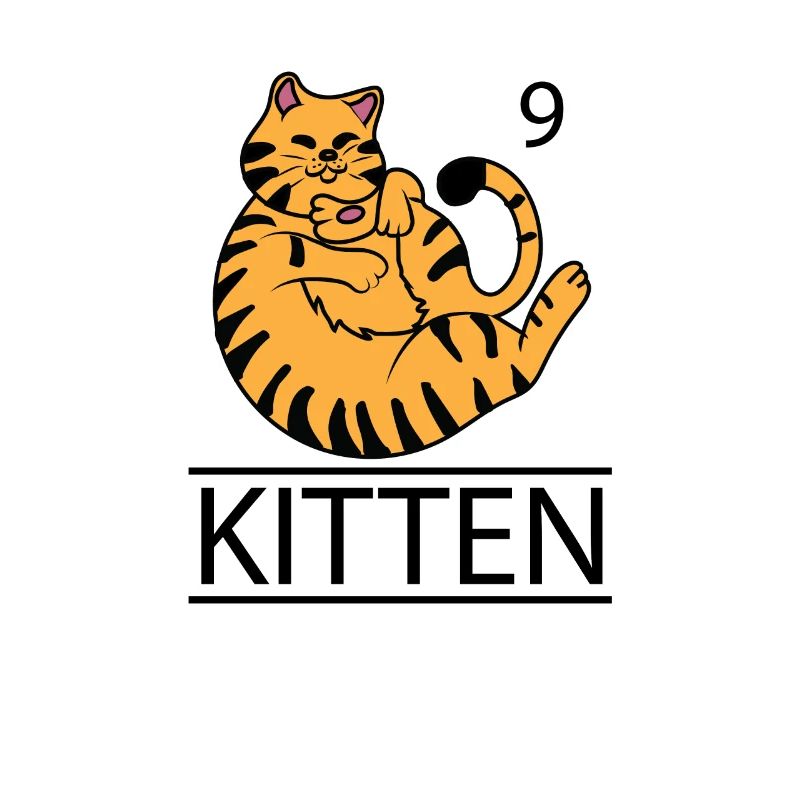Schmusende Mietze - Idée de cadeau de conception de chat