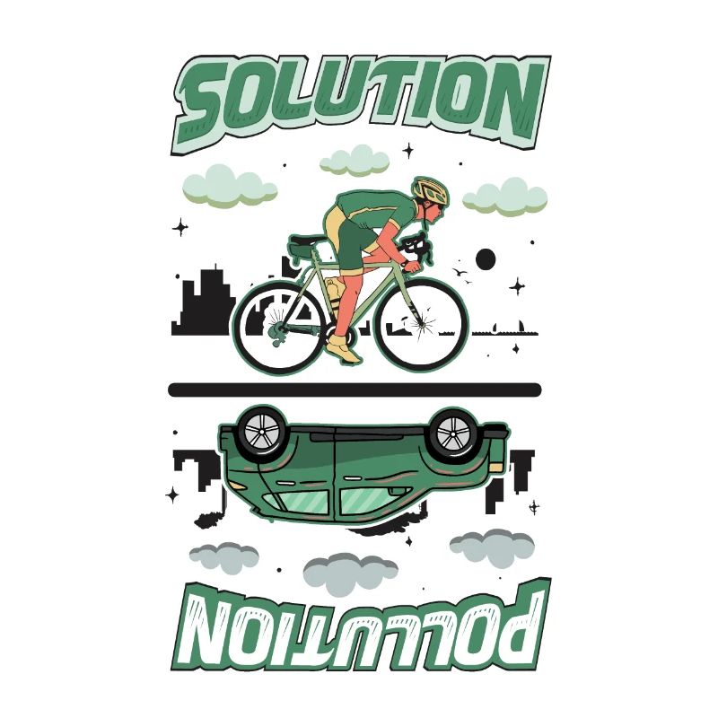 Polution Solution Protection de l’environnement Cyclisme