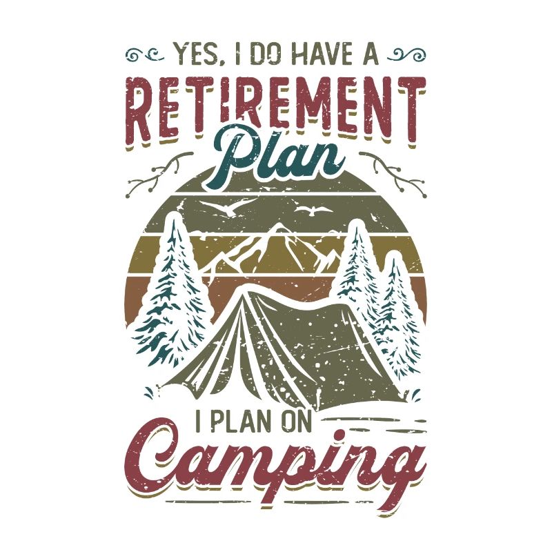 Plan de retraite camping, camping-car de retraite.