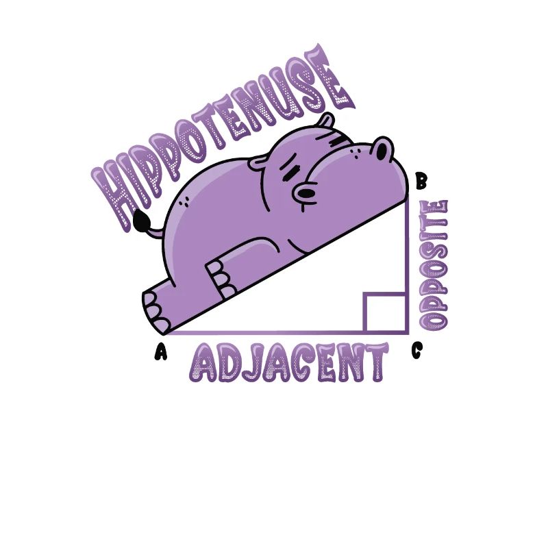 Hippotenuse, opposite, adjacent