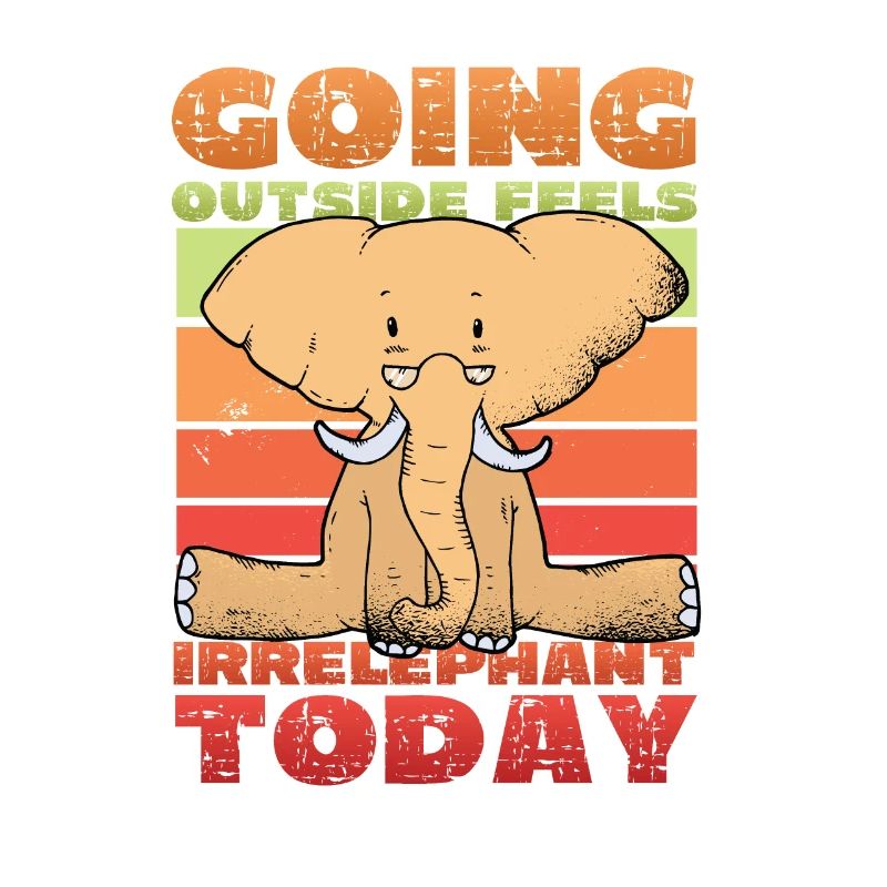 Going outside today feels lazy