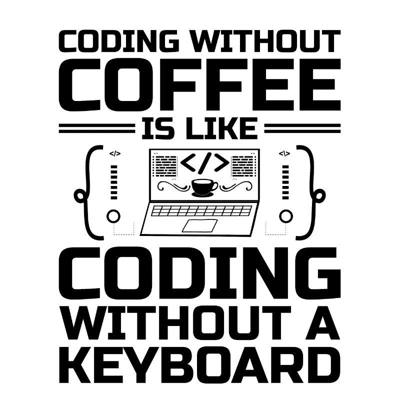 Kaffee-Codierung Programmierer Programmierer Entwickler Nerd Coff