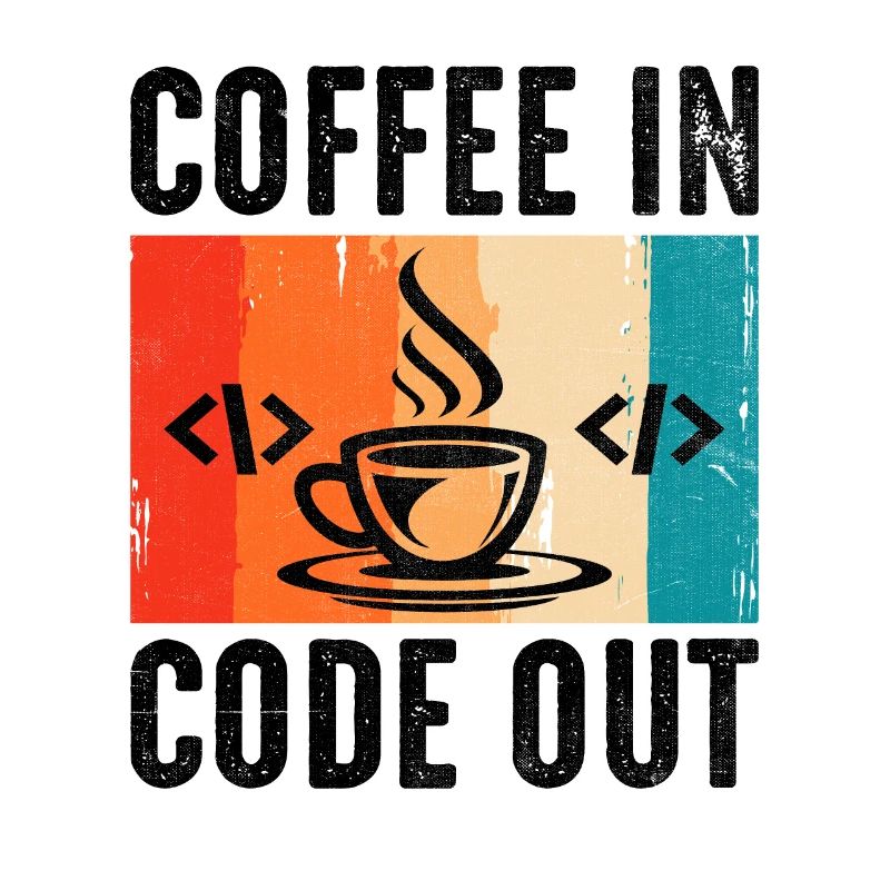 Kaffee-Codierung Programmierer Programmierer Entwickler Nerd Coff