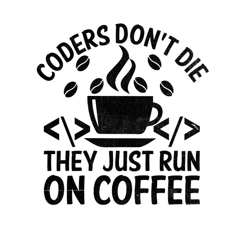 Kaffee-Codierung Programmierer Programmierer Entwickler Nerd Coff