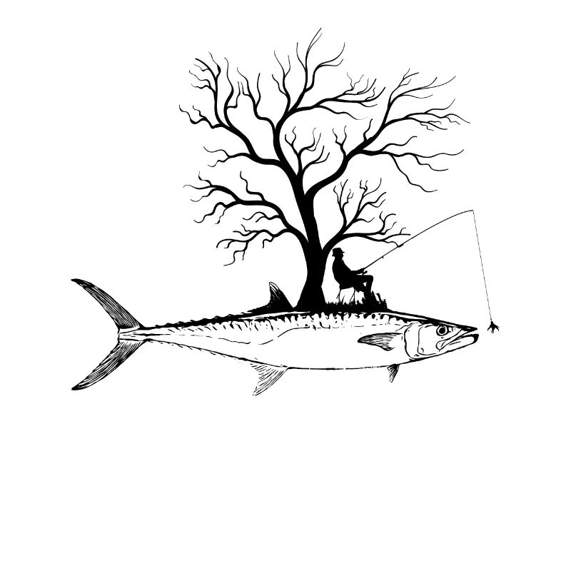 Graphic Tree - Fish King Mackerel