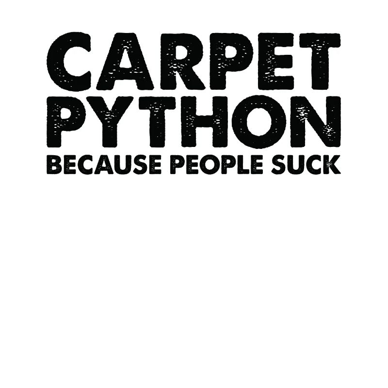 Leute Saugen Teppich-Python-Schlange