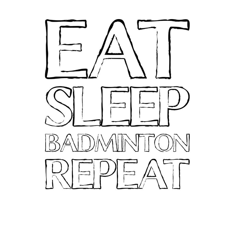 Manger du badminton du sommeil