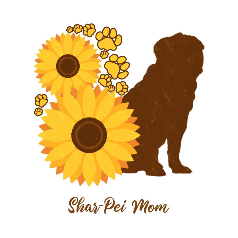 Sonnenblumenmutter - Shar-Pei