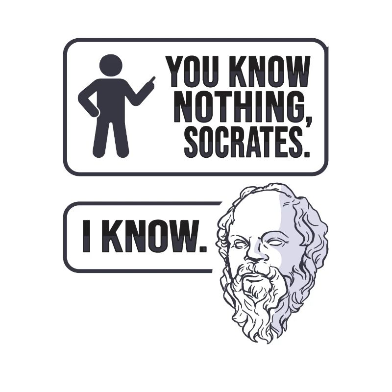 Socrates Philosophy Design for a philosopher