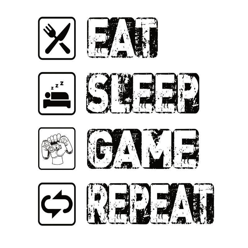 Manger le jeu de sommeil Répéter