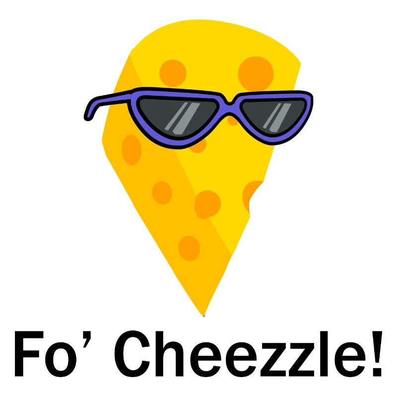 Cheezzle mangeant du fromage, dicton amusant,