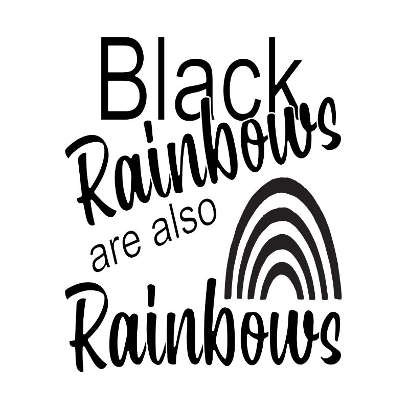 Schwarzer Regenbogen Spruch Grufti Gothic