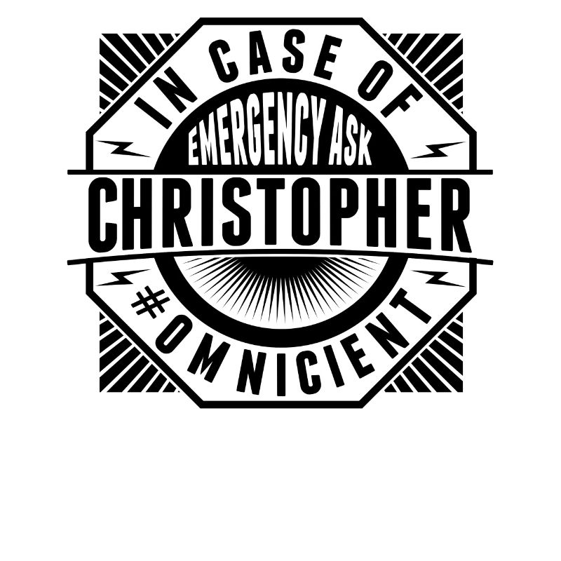 Im Notfall Fragen Sie Christopher