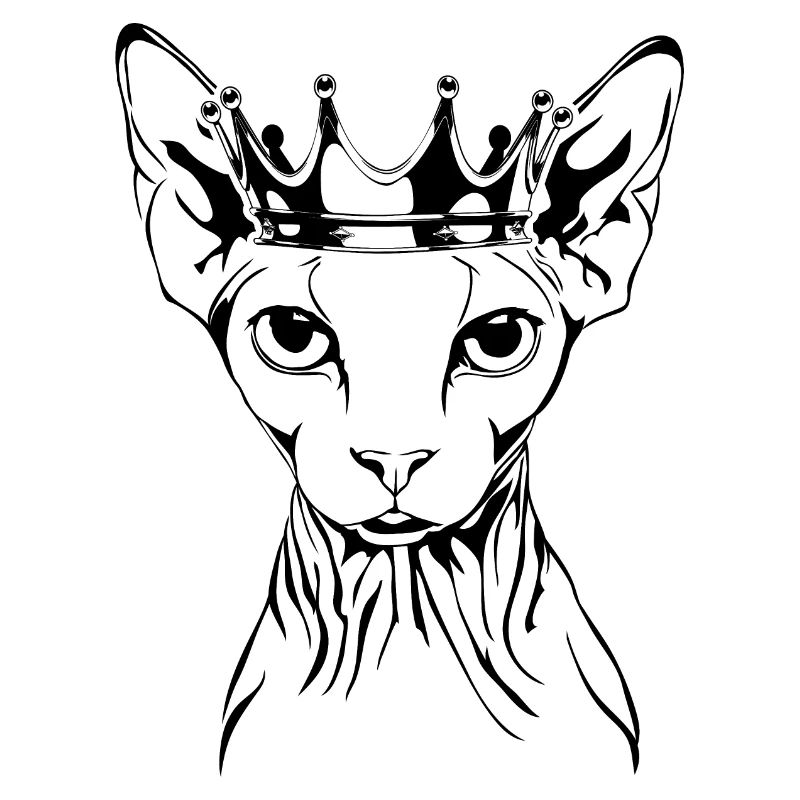 SPHYNX Chat Couronne Chats Pedigree Chat Wilsigns