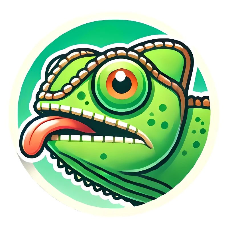 Conception originale de l’insigne de puissance caméléon