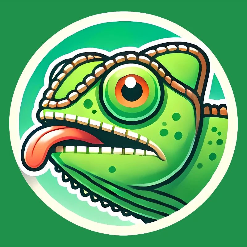 Conception originale de l’insigne de puissance caméléon