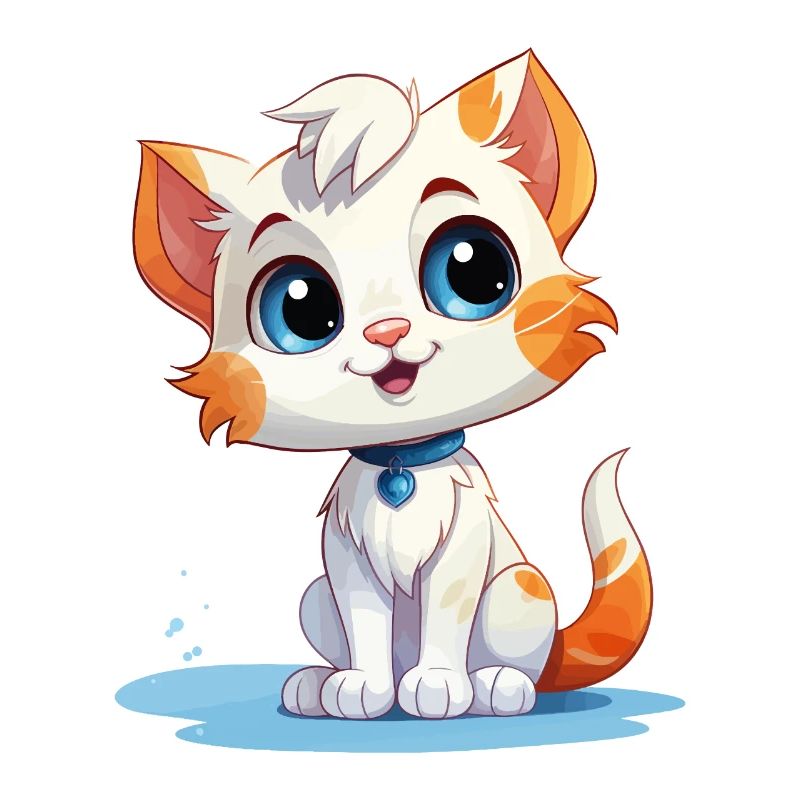 Chat mignon mignon rit chaton heureux chat