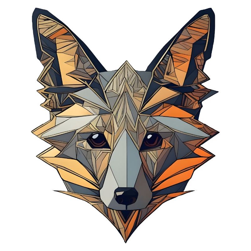 Abstrakte Kunst Fox
