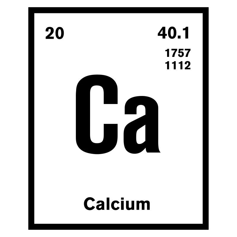 Calcium Element im Periodensystem