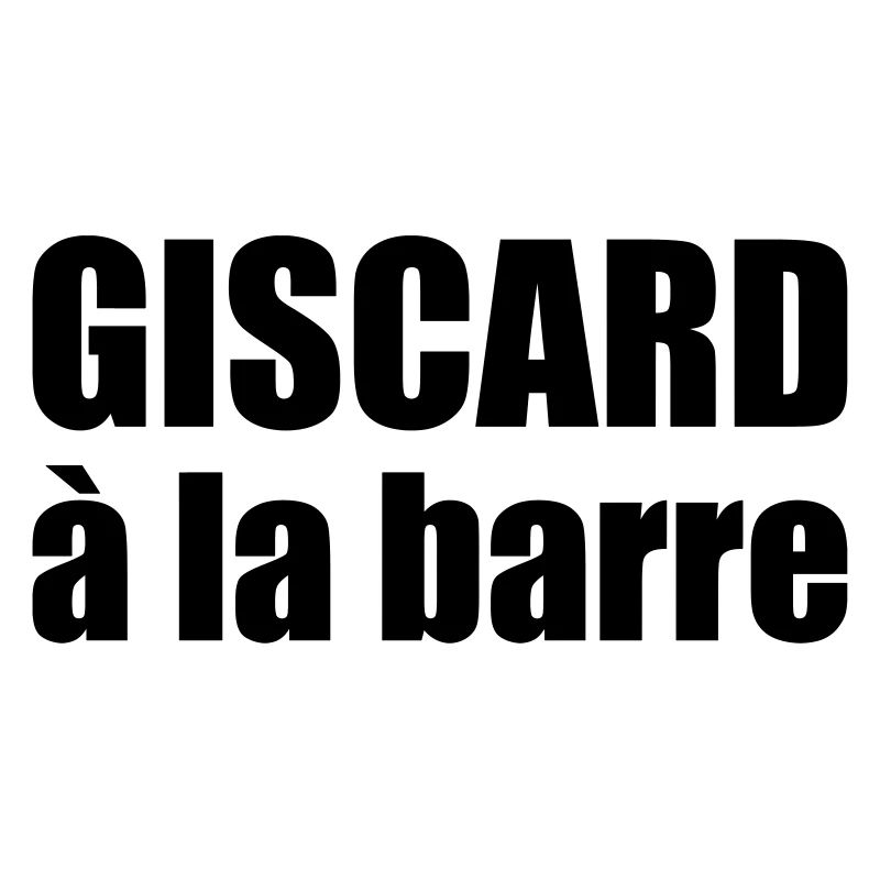Giscard à la barre