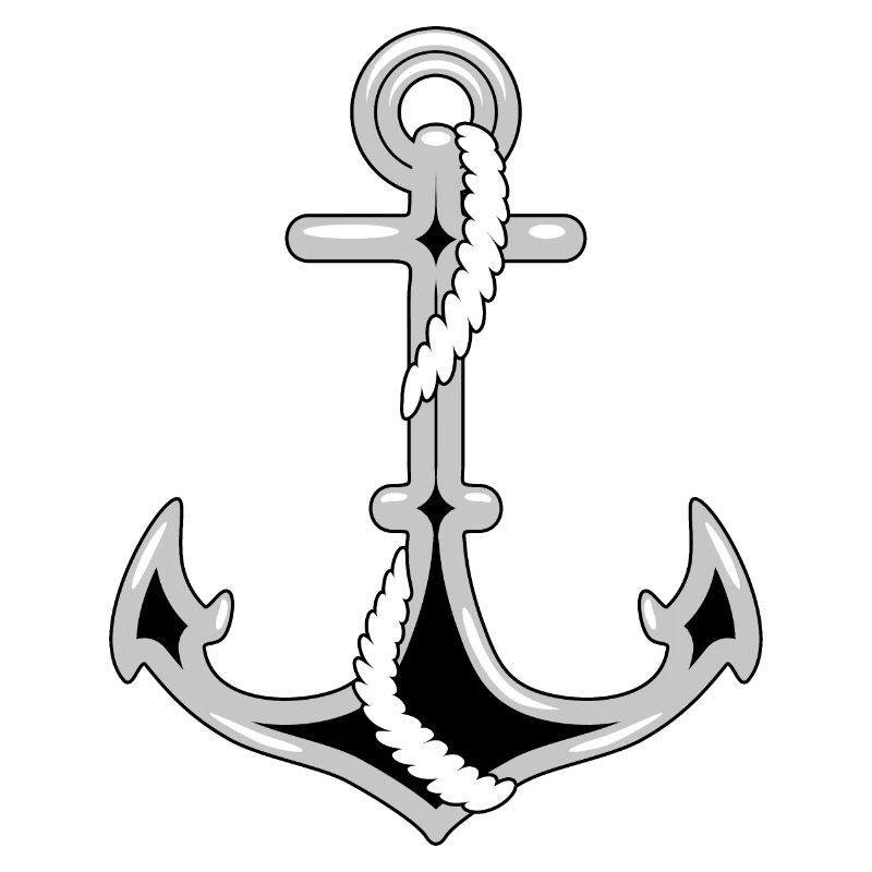 Stylized anchor