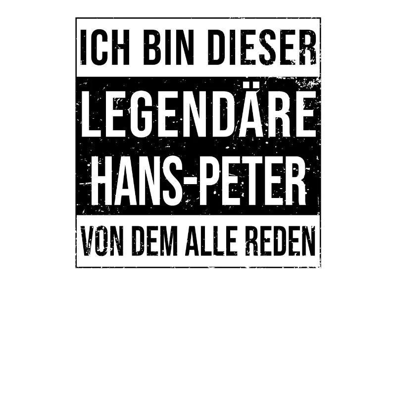 I'm this legendary for Hans-Peter