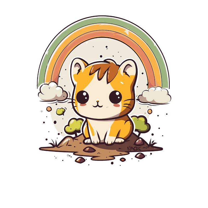 Cute clouds, hamsters and rainbows