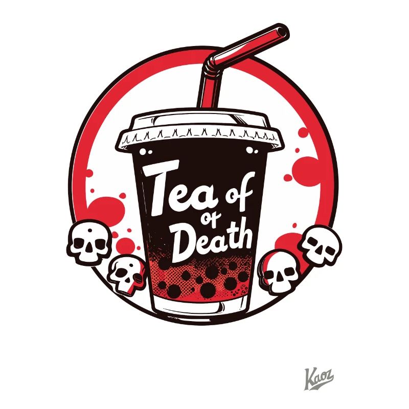 Crâne Bubble Tea de la Mort