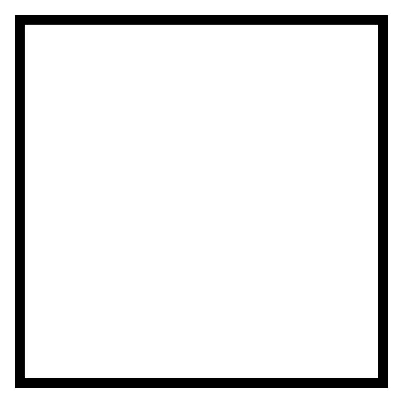 Math symbol - square
