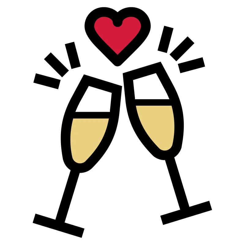 oder Sekt zum Valentinstag