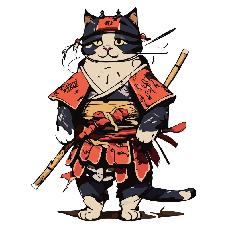 Katzen Samurai