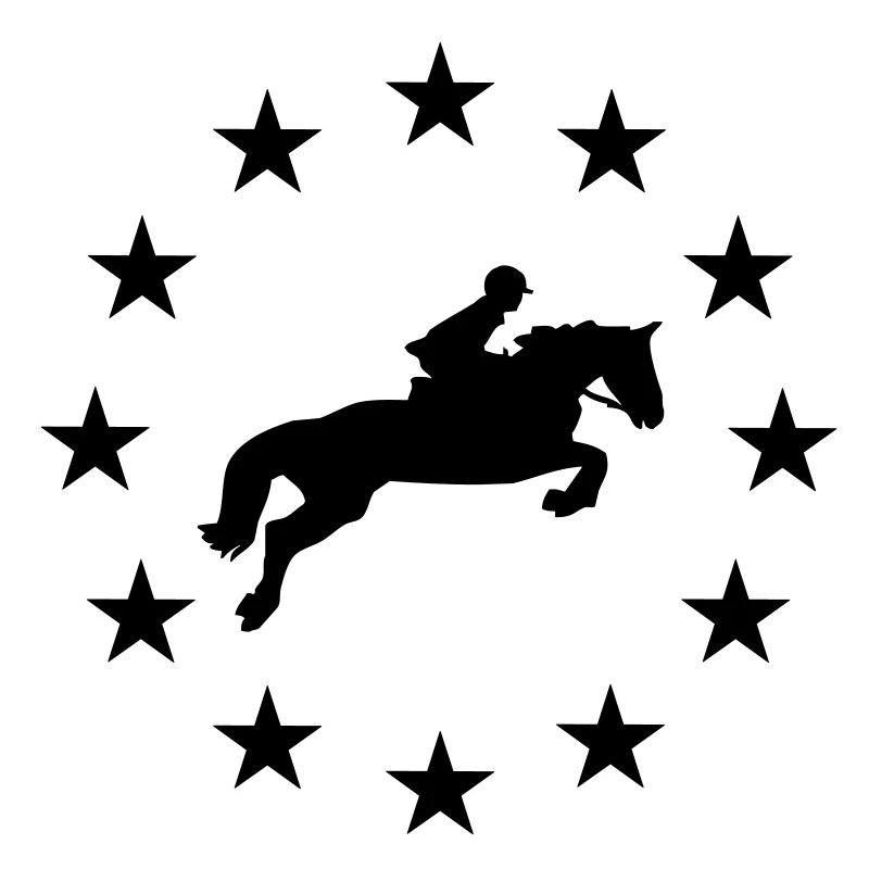 Cheval de saut d'obstacles & Étoiles