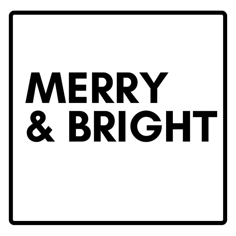 Merry and Bright - Weihnachtspullover