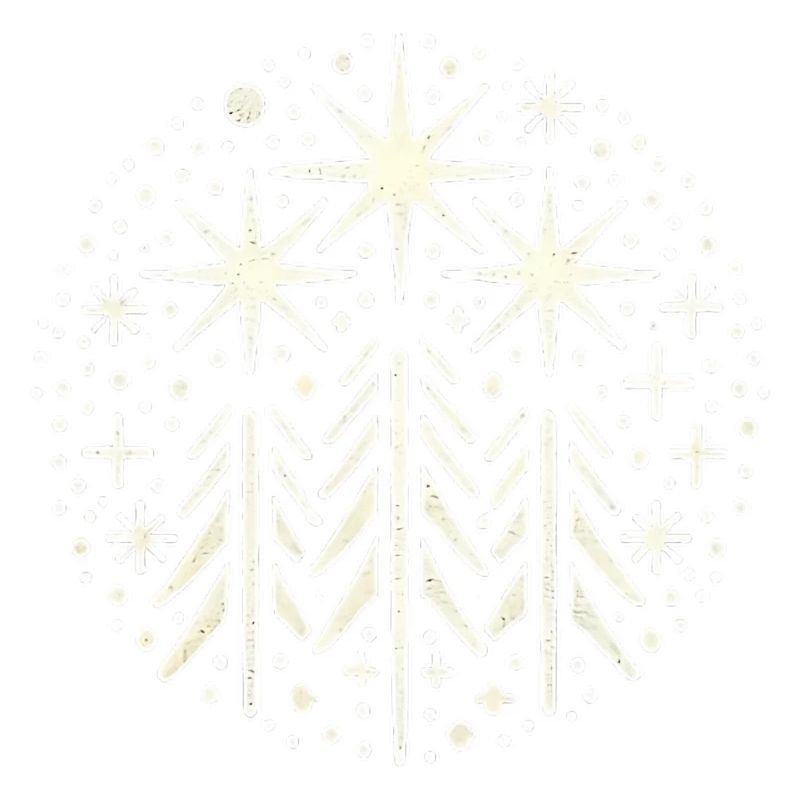 Ein einfaches Weihnachtssymbol