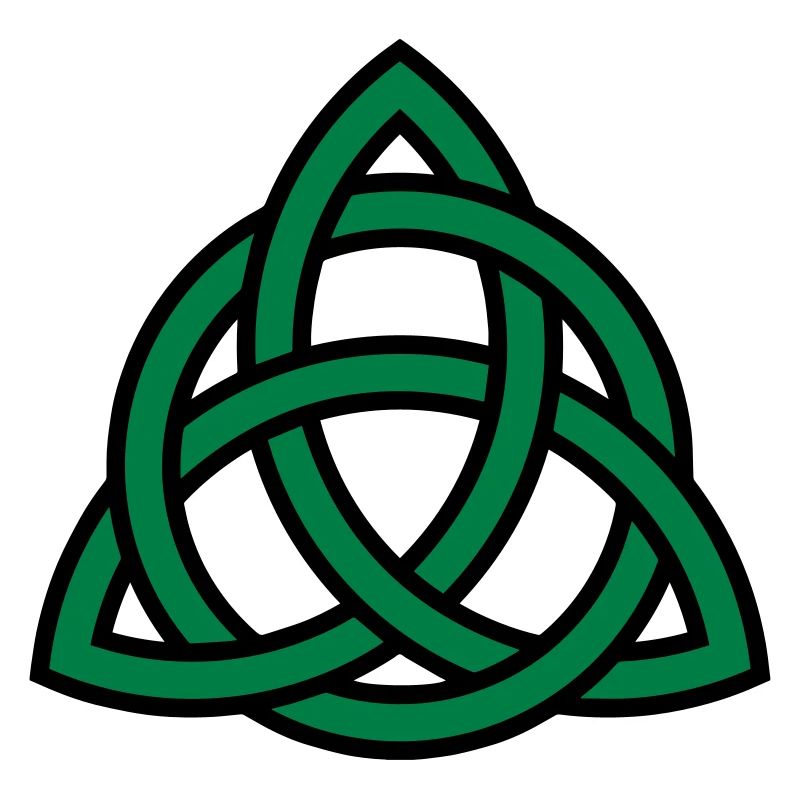 Celtic Knot Triquetra Patricks Day Triangle Circle