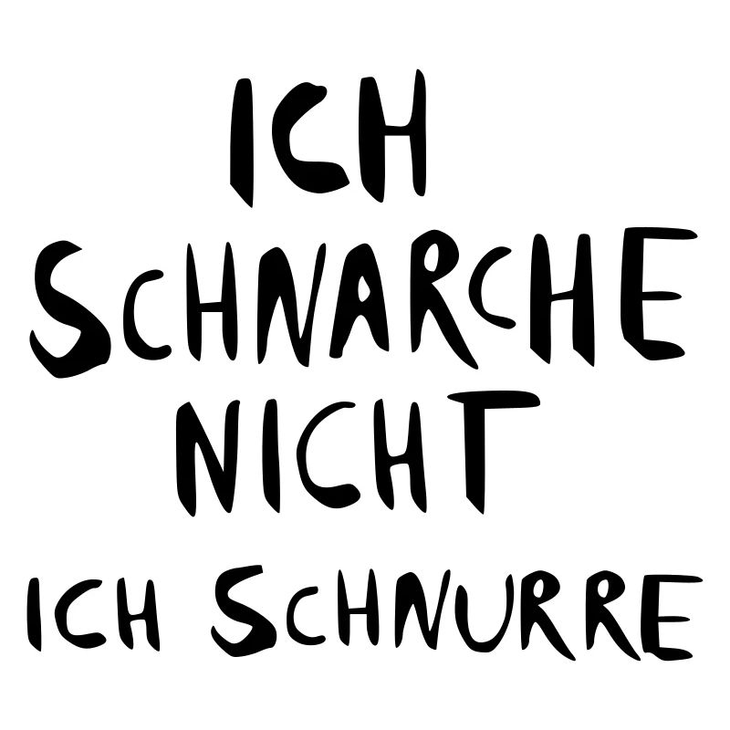 ich schnarche nicht - ich