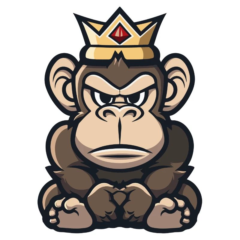 Monkey Comic Crown
