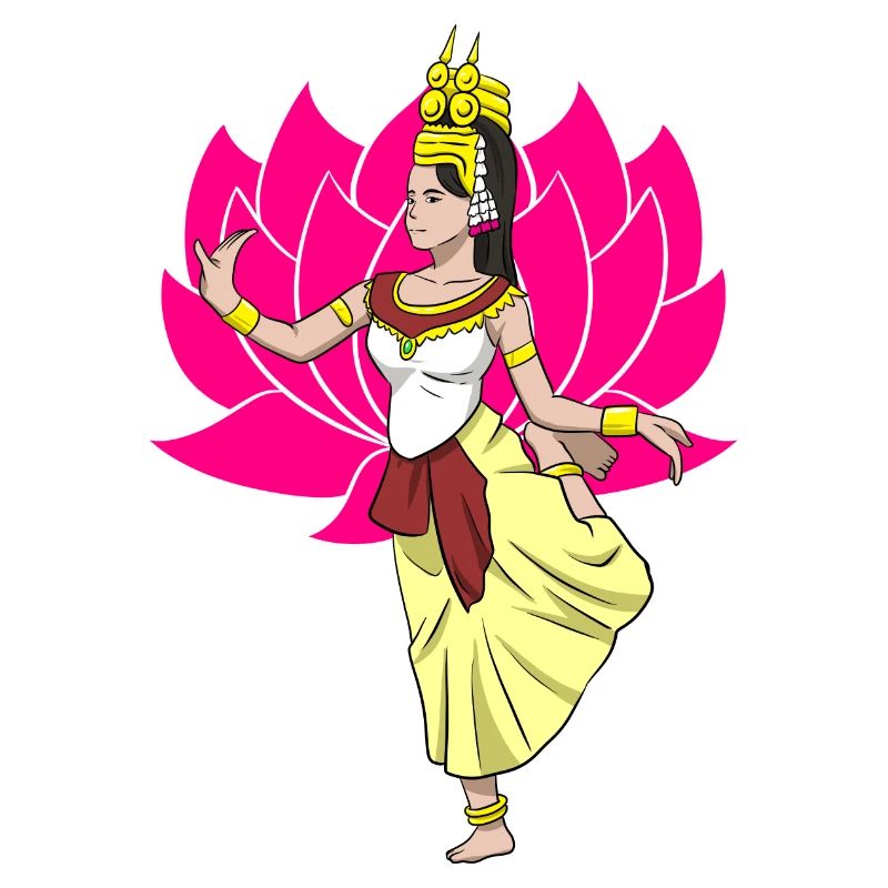 Cambodia Tradition Dance Khmer Apsara I Gift