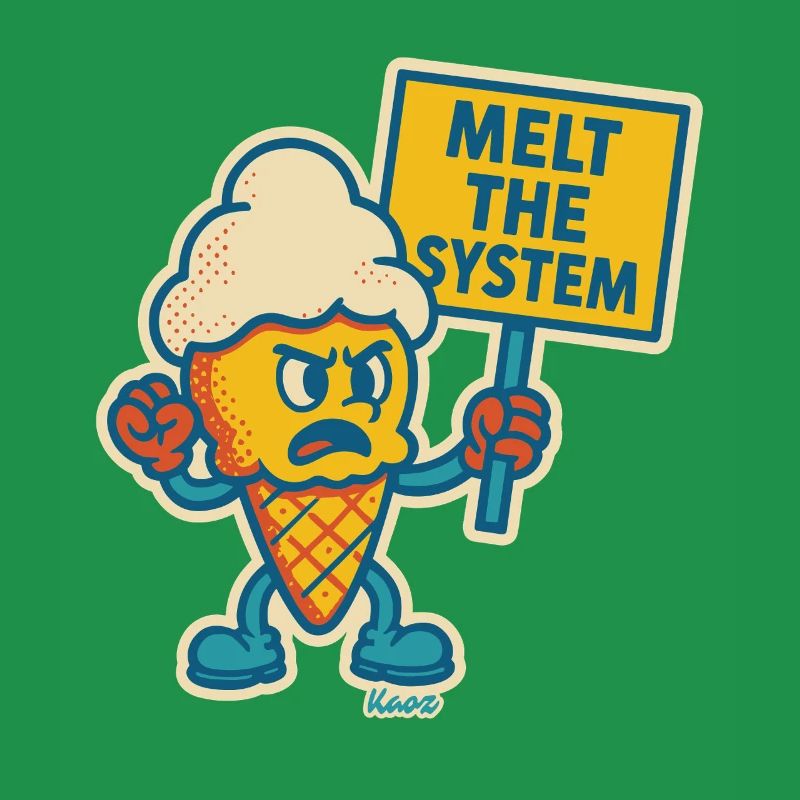 Rebellisches Eis mit „Das System schmelzen“