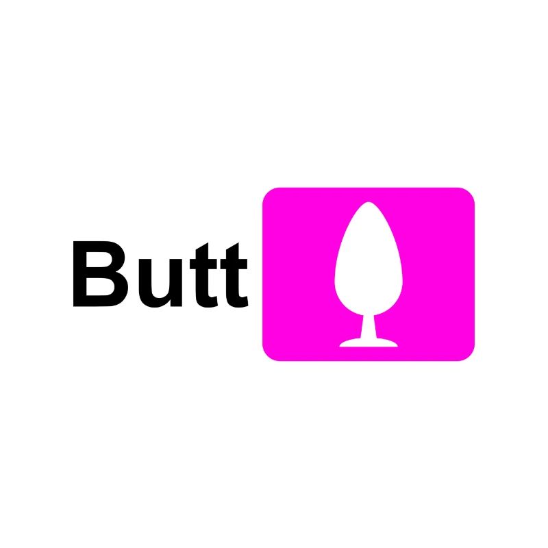 Butt Plug Icon Pink (for light background)